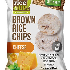 Brown Rice Chips με γεύση Τυρί
