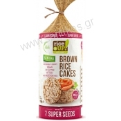 Brown Rice Cake με 7 super σπόρους