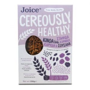 Joice Cereously Healthy Δημητριακά με Κινόα, Σταφίδα, Καρύδια & Σουσάμι