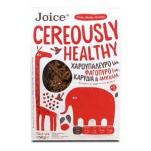 Joice Cereously Healthy Δημητριακά με Χαρουπάλευρο, Φαγόπυρο & Αμύγδαλα