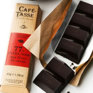 Cafe tasse  μπάρα  σκούρας σοκολάτας 77% κακάο 45γρ