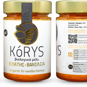 Βιολογικό Μέλι Ελάτης βανίλια KoRYS