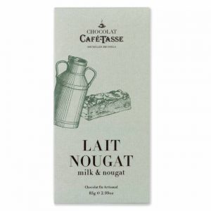 Cafe tasse  σοκολάτα  γάλακτος με Nougat 85γρ