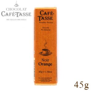 Cafe tasse  μπάρα  σκούρας σοκολάτας με πορτοκάλι 45γρ