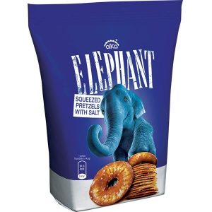 Elephant λεπτά pretzels με αλάτι
