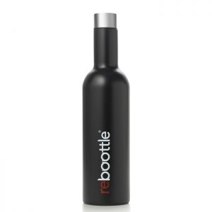 Wine Bottle ανοξείδωτο θερμός μαύρο 750ml