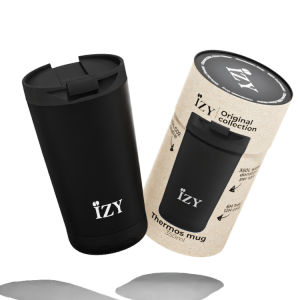 Izy thermos cup μαύρο