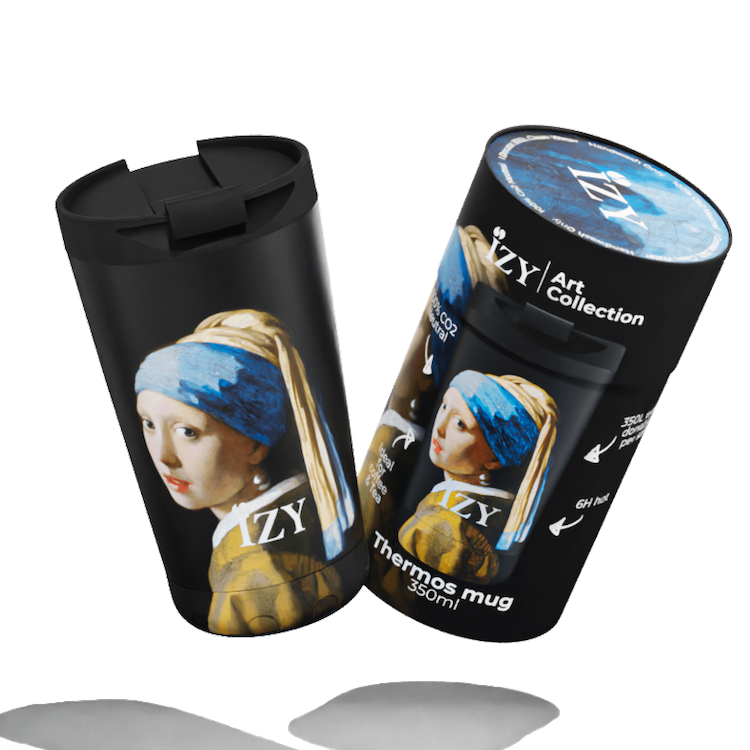 Izy thermos cup Κορίτσι με σκουλαρίκι