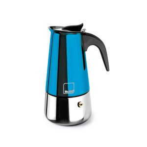 espresso coffee maker για 2 ανοξείδωτο μπλε